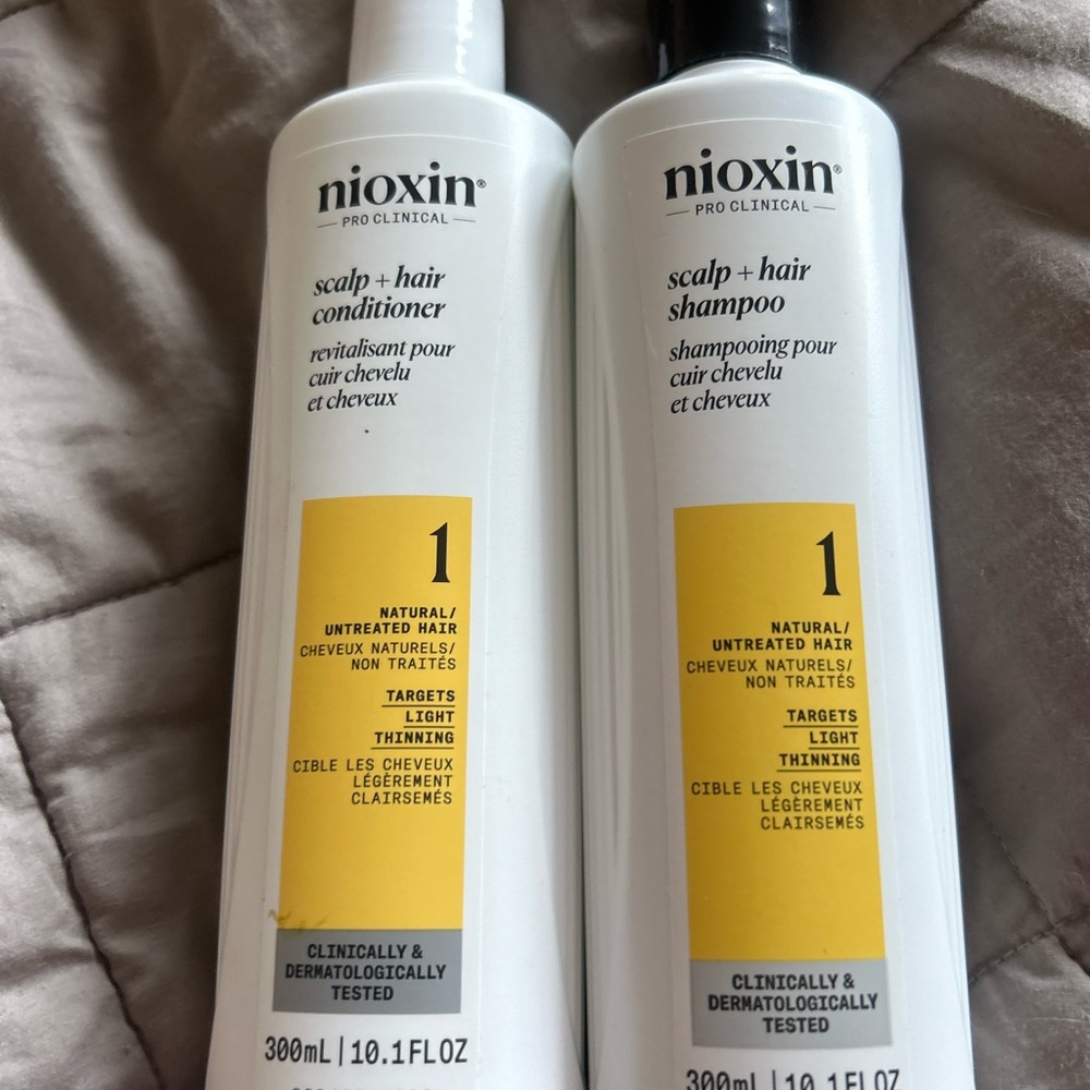 Brand new System 1 Yellow Scalp + Hair Shampoo & Conditioner for thinning hair